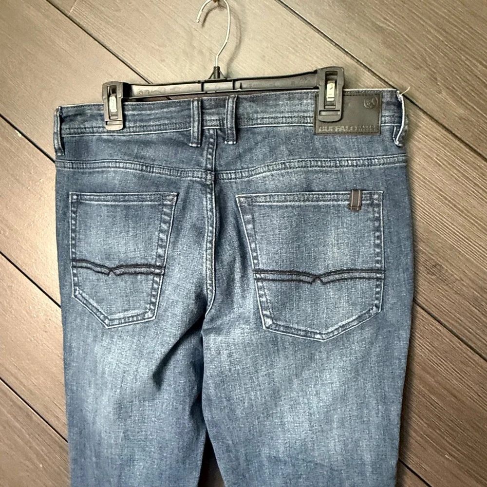 Buffalo David Bitton Jackson-X Straight Stretch Jeans Men' 32x30 Dark Wash NWOT